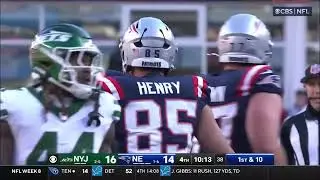 Hunter Henry - Highlights - Patriots vs New York Jets - NFL Week 8 2024