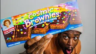 ASMR EATING CHOCOLATE COSMIC BROWNIES | ASMR TY