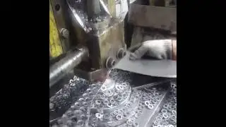 Did you know how washers are made? #handmade #technical #workshop