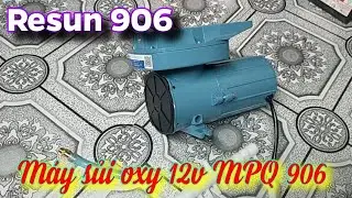 M&aacute;y thổi oxy 12v MPQ 906, m&aacute;y sủi oxy 12v Resun MPQ 906, m&aacute;y tạo oxy 12v cho thợ lặn c&oacute; thể lặn 5m