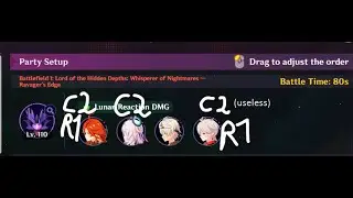 6.3 SO | 80s Lord of the Hidden Depths Dire | C2R1 Mavuika, C2 Citlali