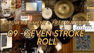 09 - Seven Stroke Roll - Drum Rudiments - Caio Moskalkoff