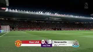Manchester United Vs Newcastle United - Premier League 25/26 - FC 26 Game Play