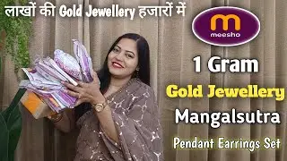 *Huge* Meesho 1 Gram Jewellery Collection | Mangalsutra | Necklace | Pendant | Adhira
