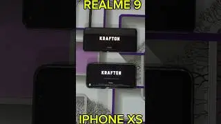 REALME 9😈vs IPHONE XS☠️PUBG TEST&mdash;💪#pubgmobile #shorts #realme9#iphonexs