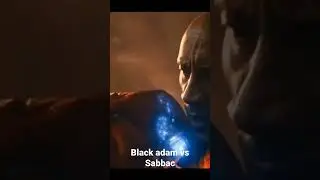 Black adam vs Sabbac