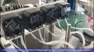 high speed essential oil filling capping machine