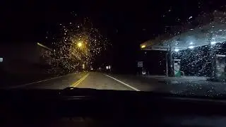 Rainy night drive with Jesus