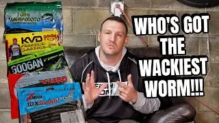 Who's Got The Wackiest Wacky Worm - Bait Tank Test!!!