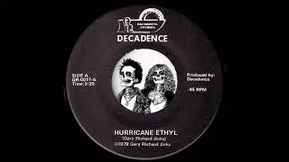Decadence - Hurricane Ethyl [QR] 1979 Private Psych Hard Rock 45
