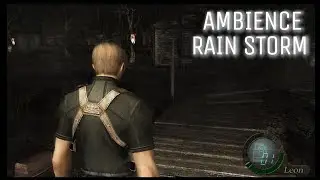 🌧️ Resident Evil 4 Ambience &ndash; Rain Sounds & Save Room Music for Sleep 🌙