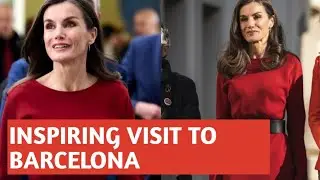 Queen Letizia's Inspiring Visit to Barcelona: Women's Health Advocacy & Fashion Statement
