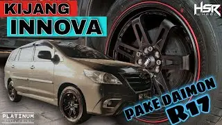 KIJANG INNOVA USE VELG HSR WHEEL TYPE DAIMON SMB/RL RING 17 + BAN 215 55 || Makin Tampan Ni Boss!!