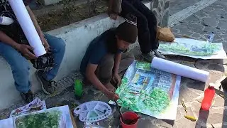 Ujian Seni Lukis Dasar Mahasiswa ISI Yogyakarta