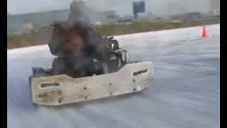 vanuit kart gefilmd. Karten op het ijs 2