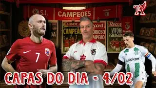 BENFICA-REVISTA IMPRENSA 4 Fevereiro GLORIOSO PREPARA O ULTIMO TERÇO COM MUITOS “REFORÇOS”!! 🦅🔴