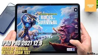 iPad Pro 12.9 2021 test game Rules Of Survival Ros | Apple M1, 8GB RAM