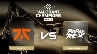 Fnatic vs Paper Rex | Карта 2 | VALORANT Champions 2025
