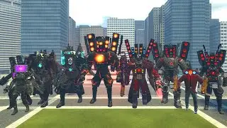 EVOLUTION ULTRA ENER GIZED SPEAKERMAN TITAN ,TV TITAN WOMAN TITAN VS ASTRO HYDRA In Garry's Mod
