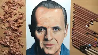 Drawing Hannibal Lecter - Anthony Hopkins