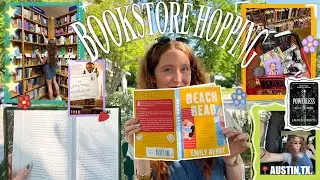BOOKISH day out in Austin 📖⭐️ Local Bookstores & BOOK HAUL!!!