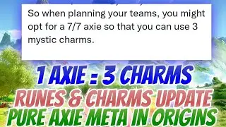 Axie Origins Runes & Charms Potential Point System | Axie Origins Latest Twitter Update Episode 52