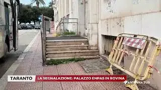 29 GENNAIO 2026   TARANTO   LA SEGNALAZIONE, PALAZZO ENPAS IN ROVINA