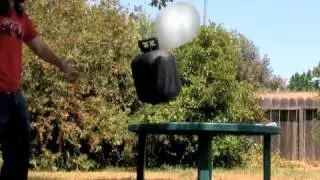 Chewing gum experiment with helium retry - Brian