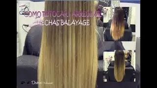 COMO SE HACE EL RETOQUE DE MECHAS BALAYAGE