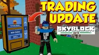 ROBLOX SKYBLOCK TRADING UPDATE - 100 NEW QUESTS, BLUEPRINTS AND FURNITURE