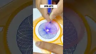 The Ultimate Spirograph Challenge: Can you create a satisfying drawing?   #satisfying #shorts