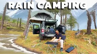 Camping in rain 🧿