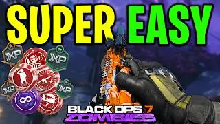 BO7 Zombies - NEW SOLO Infinite XP Farm To PRESTIGE FAST! ( EASY XP & HIGH ROUNDS )