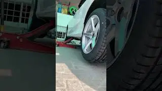 Rovelo tyre and 17 inches Alloy rims installed in Honda Civic ❤️#shortfeed #rovelotyre #alloywheels