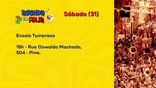 Confira a Agenda da Folia no Recife deste final de semana (31/01 e 01/02) | #CarnavalTVNova
