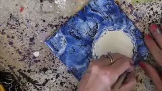 Wax on Wednesdays Moonlight and Moondalas Shellac Burn Encaustic Technique