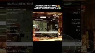 GTA V Game Settings on GameHub 🔥 Best Smooth Gameplay Tips#short #gtav #gta #viral #shorts #explore