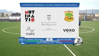 U15 Highlights - Franco Selvaggi - Hellas Vulture. Risultato 3-1