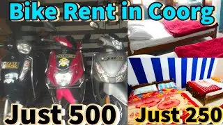 Bike Rentes in C🥶🤗RG  😍Rooms low price to High price My Experience in Coorg