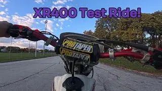 First Ride on the Honda XR400!