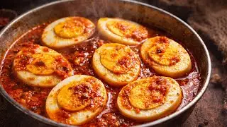 গ্রামের স্বাদে হাঁসের ডিমের কারি | Duck Egg Curry Bangla