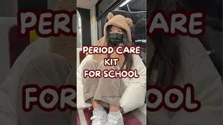 Pack a period kit for school❤️🤍 #aesthetic #shorts #selfcare #trending