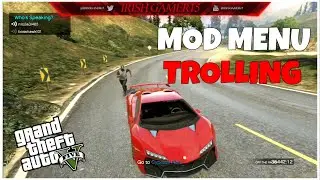 GTA 5 ONLINE - FUNNY MOD MENU TROLLING - KID FREAKS OUT (GTA 5 MODS)