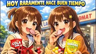 “Ruby como siempre 😅💤… por pereza no baja 🍪🥤”