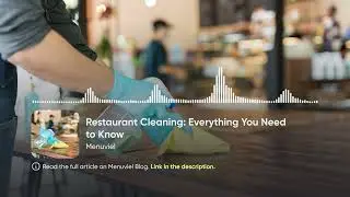 Restaurant Cleaning: Everything You Need to Know