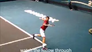 One Minute Tennis Tip #2:  How to Return the Backhand Emergency Shot--Grigor Dimitrov