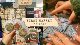 MAKE A VICTORIAN LOVE LETTER WITH ME  ＼ʕ &bull;ᴥ&bull;ʔ／ -new stand & the first market of the year -