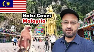 Exploring Batu Caves: Colorful stairs, A Temple, Monkeys, and Adventure!
