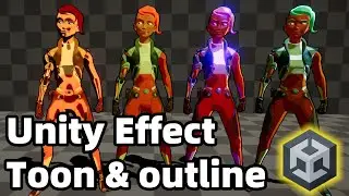 Toon & Outline Effect &ndash; Easy Cel Shading & Outline Shader for Unity (URP / HDRP / Built-in)