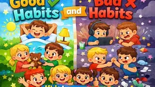 Good Habits vs Bad Habits for Kids | Easy Learning| Smart Spark Kids